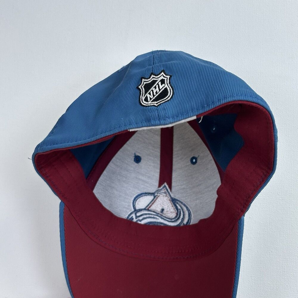 Colorado Avalanche Reebok Hockey Cap Center Ice Collection Blue Burgundy OSFA - Picture 6 of 10